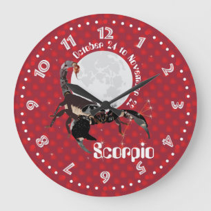 Scorpio October 24 to November 22 Wall Clock