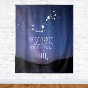 Scorpio   Personalised Astrology Tapestry