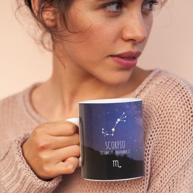 Scorpio | Personalised Zodiac Constellation Coffee Mug (Creator Uploaded)