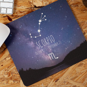 Scorpio   Personalised Zodiac Constellation Mouse Mat