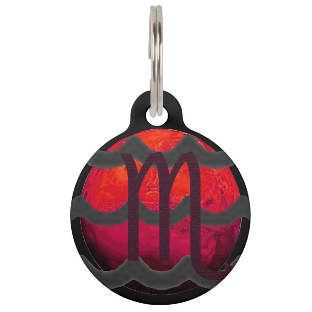 Scorpio Pet ID Tag (Front)
