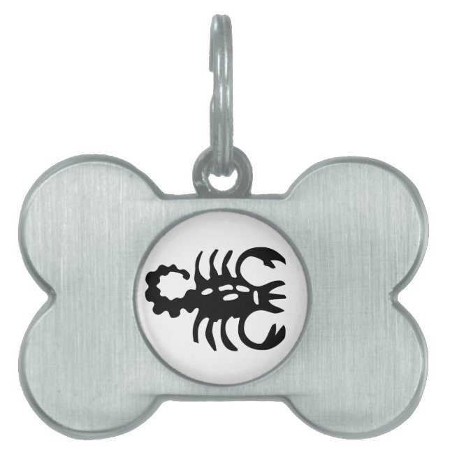 Scorpio Pet Zodiac Dog Tag (Front)