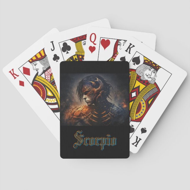 Scorpio Playing Cards (Back)