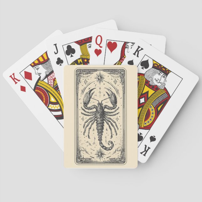 Scorpio Playing Cards (Back)