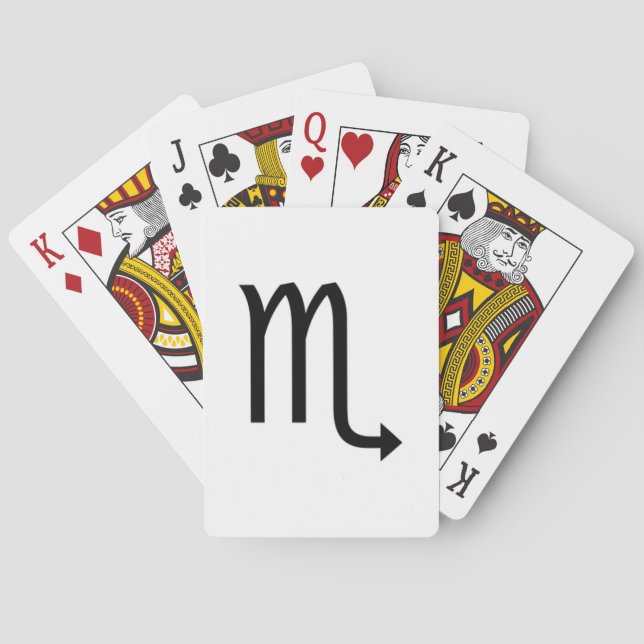 Scorpio Playing Cards (Back)
