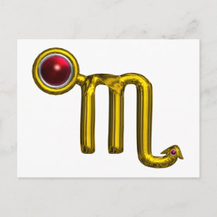 SCORPIO POSTCARD