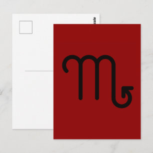 Scorpio Postcard