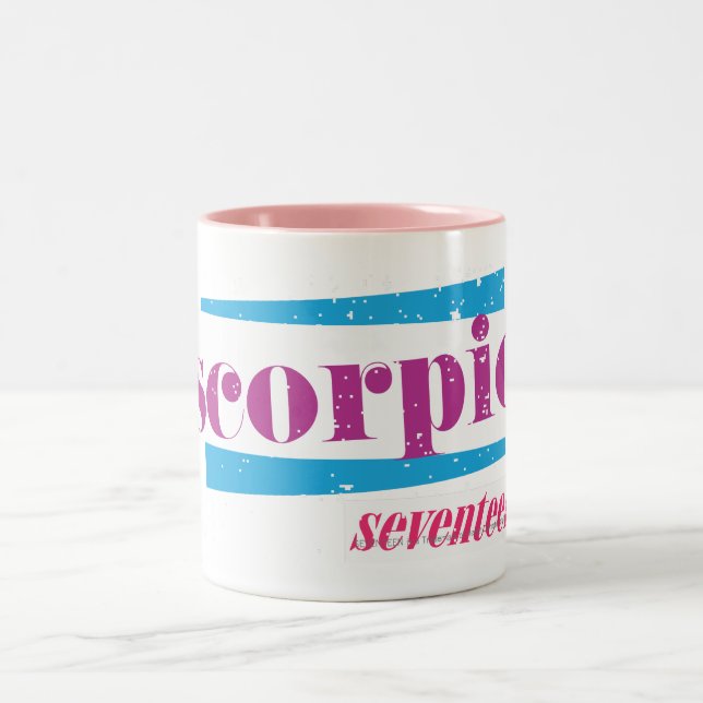 Scorpio Purple Two-Tone Coffee Mug (Center)