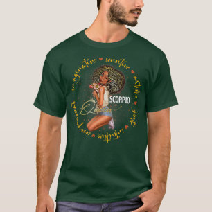Scorpio Queen Sweet As Candy Birthday Gift For Bla T-Shirt