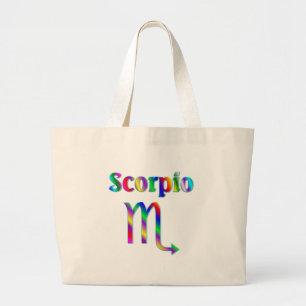 Scorpio Rainbow Large Tote Bag