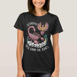 Scorpio Rising: Phoenix of the Zodiac T-Shirt