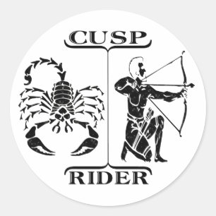 Scorpio/Sagittarius Classic Round Sticker