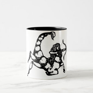 Scorpio & Sagittarius "Cusper" Two-Tone Coffee Mug