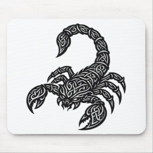 Scorpio Scorpion Sigil — Mythic Zodiac Inkwork Mouse Mat