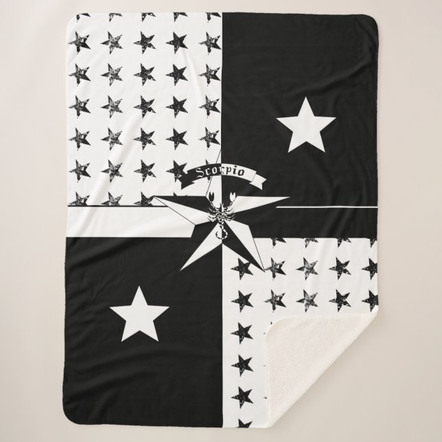 Scorpio Sherpa Blanket (Front)