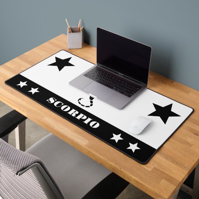 Scorpio sign desk mat (Office 2)