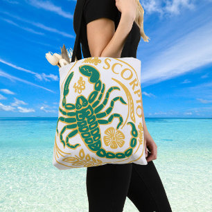 Scorpio Sign of the Zodiac on a Tote Bag