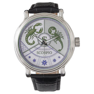 Scorpio sign of the zodiac watch
