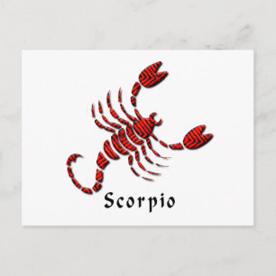 Scorpio Sign Postcard