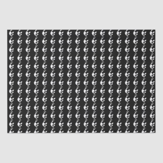 Scorpio Silhouette Wrapping Paper (Front)