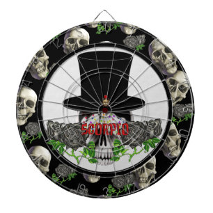 Scorpio Skull Dartboard