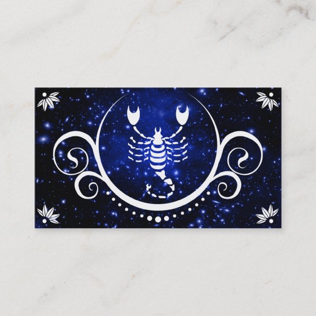 scorpio sophistications business card (Front)