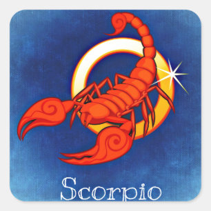 Scorpio Square Sticker