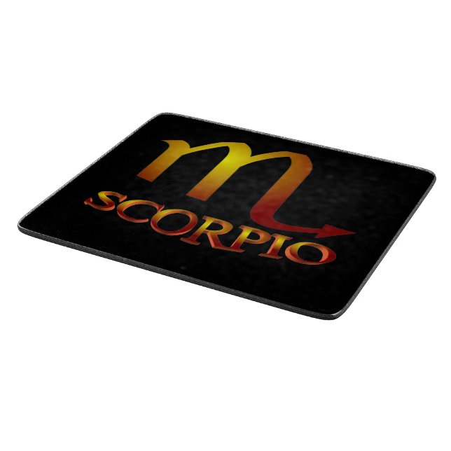 Scorpio Star Gold Cutting Board (Corner)