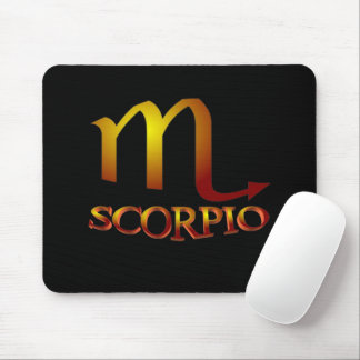 Scorpio Star Gold Mouse Mat