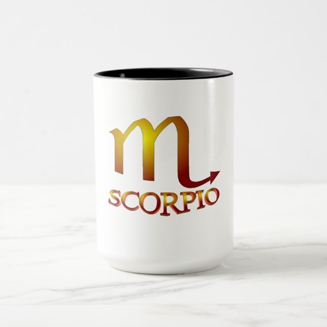 Scorpio Star Gold Mug (Center)