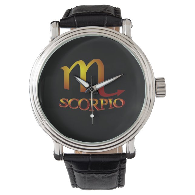 Scorpio Star Gold Watch (Front)