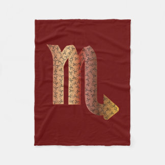 SCORPIO STAR SIGN - M FLEECE BLANKET