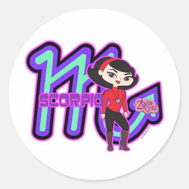 Scorpio Stickers (Front)