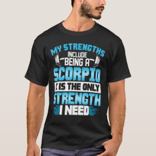 Scorpio Strength Fitness Enthusiast T-Shirt