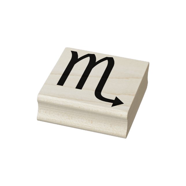 scorpio symbol art stamp (Stamp)