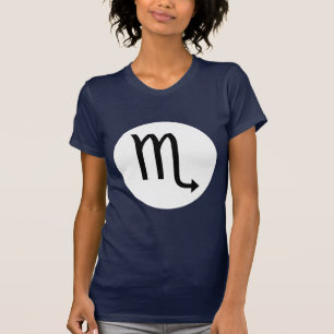 Scorpio Symbol - Dark Tee - Customised