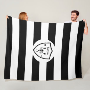 Scorpio symbol fleece blanket