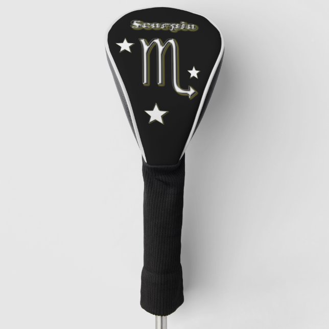 Scorpio symbol golf head cover (Front)