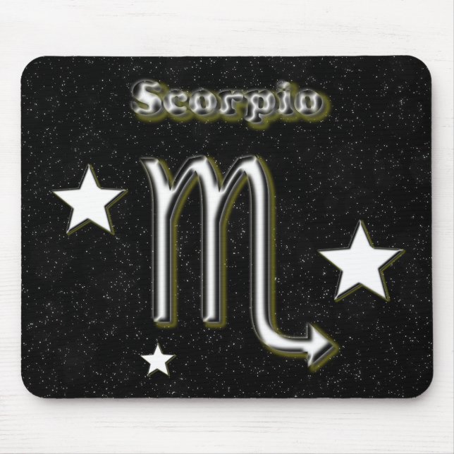 Scorpio symbol mouse mat (Front)