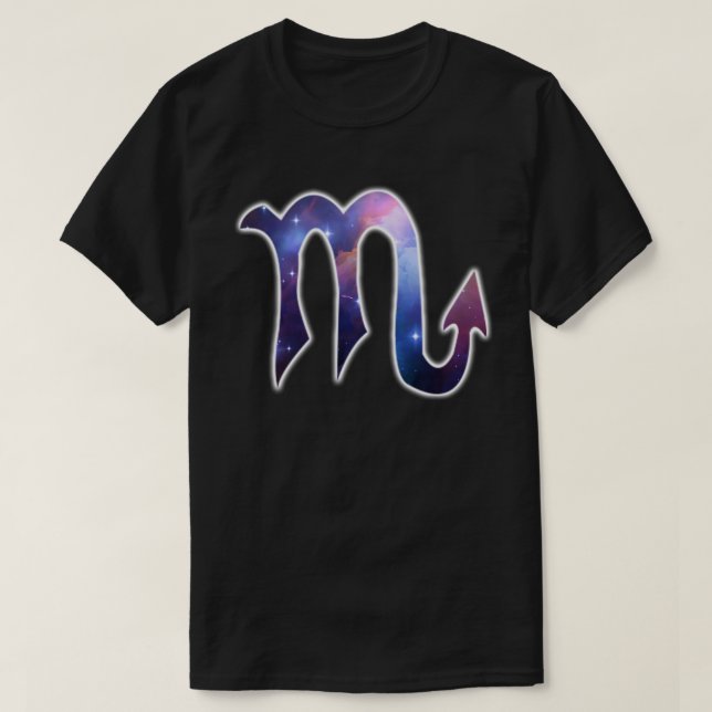 Scorpio Symbol Shirt - Black (Design Front)