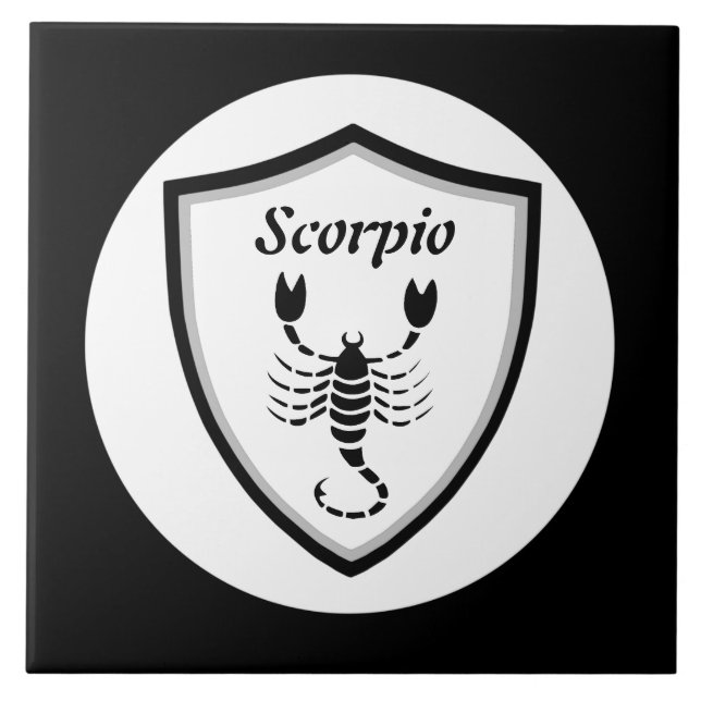 Scorpio symbol  tile (Front)
