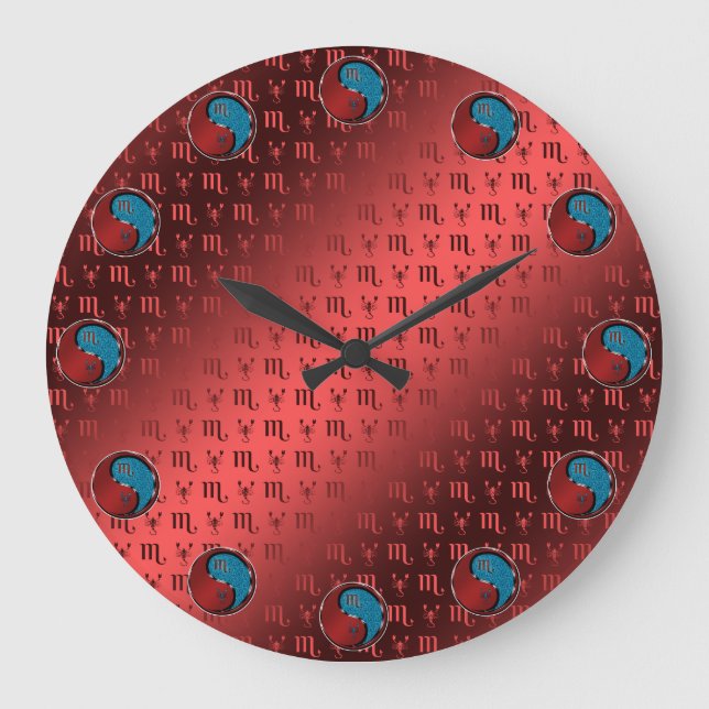 Scorpio the Scorpion Large Clock (Front)