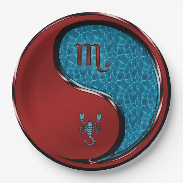 Scorpio the Scorpion Paper Plate (Front)