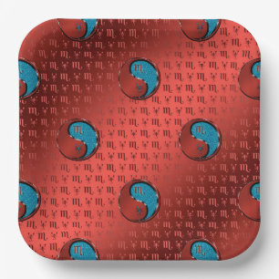 Scorpio the Scorpion Paper Plate