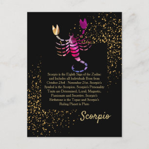 Scorpio the Scorpion Postcard