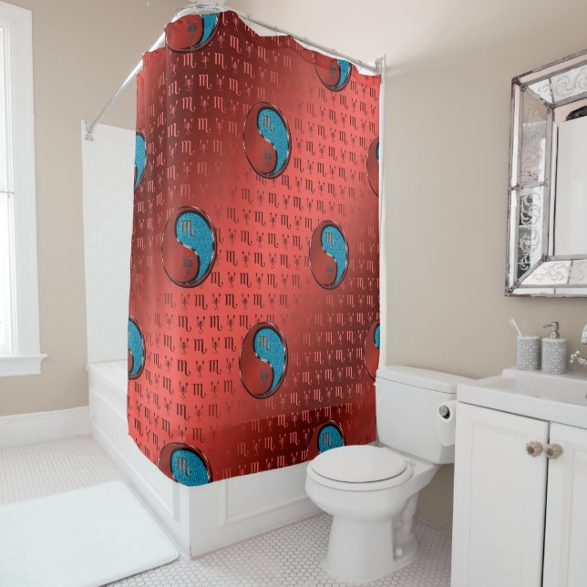 Scorpio the Scorpion Shower Curtain (In Situ)