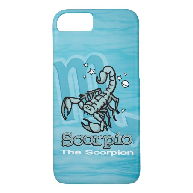 Scorpio The Scorpion water sign case (Back)