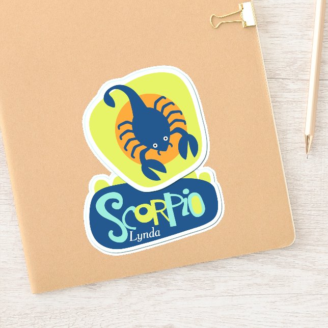 Scorpio the Scorpion Zodiac Contour (Notebook)