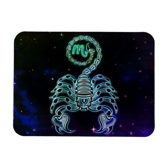 scorpio the scorpion zodiac magnet (Horizontal)
