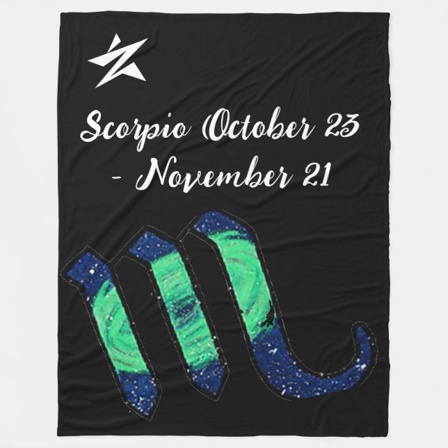 Scorpio Throw Blanket (Front)